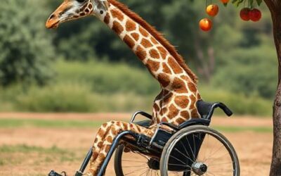 Paraplegic Giraffe